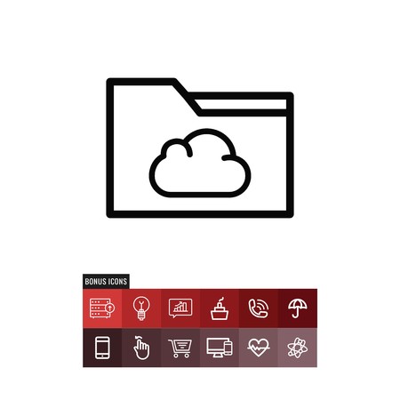 Folder vector iconのイラスト素材