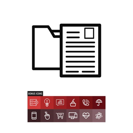 Root directory vector iconのイラスト素材