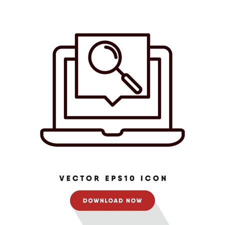 Laptop vector iconのイラスト素材