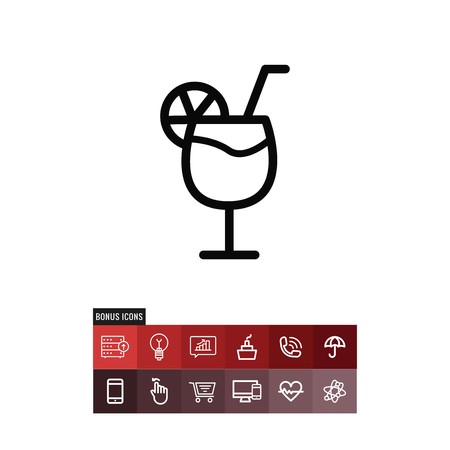 Drink vector iconのイラスト素材