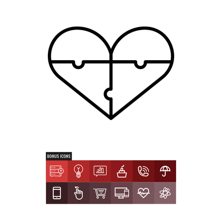Heart vector iconのイラスト素材
