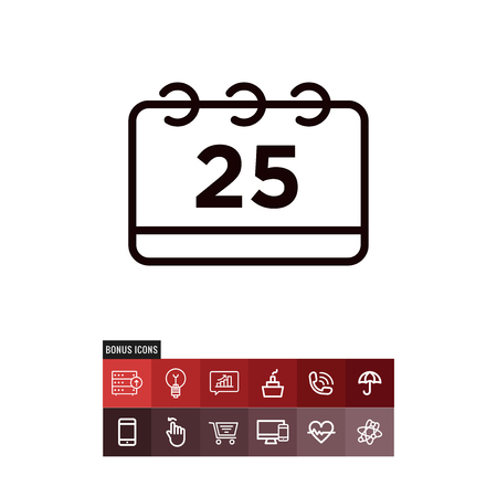 Calendar black friday vector iconのイラスト素材