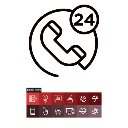 Support vector iconのイラスト素材