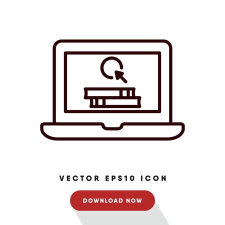Ebook vector iconのイラスト素材