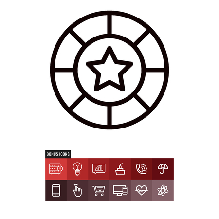 Star vector iconのイラスト素材