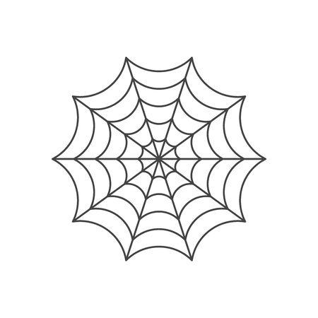 Spider web iconのイラスト素材