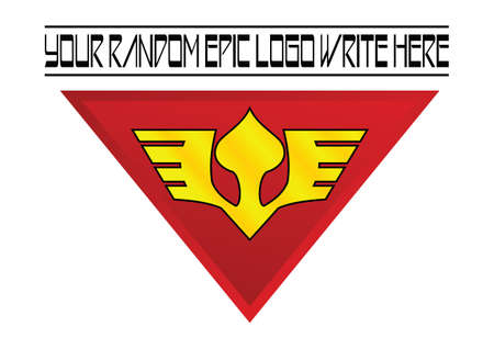 Golden Wings Logoのイラスト素材