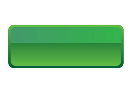 Green Rectangle Buttonのイラスト素材
