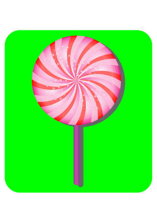 Pink and Sprakling Lolipopのイラスト素材