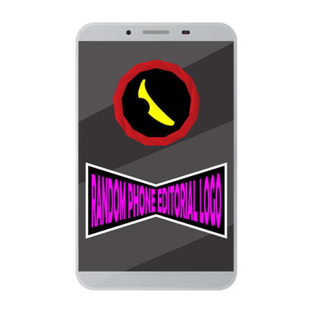 Banana Smart Phoneのイラスト素材