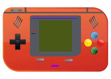 Portable Game Consoleのイラスト素材