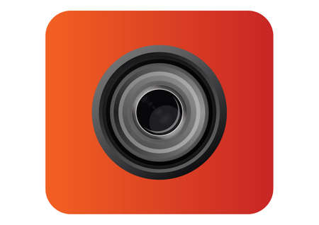 Camera Lens Icon vector for templateのイラスト素材