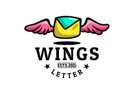 Logo Wings Letter With Simple Design General Good For Any Industry
