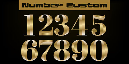 : set numbers, custom with a variety of the latest models 56のイラスト素材