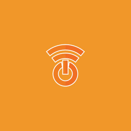 Power internet icon design vector illustration.のイラスト素材