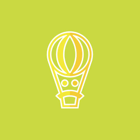 Bad balloon icon template design illustration.のイラスト素材