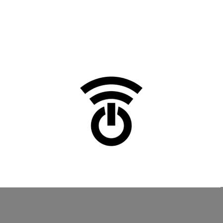 Power internet icon design vector illustration.のイラスト素材