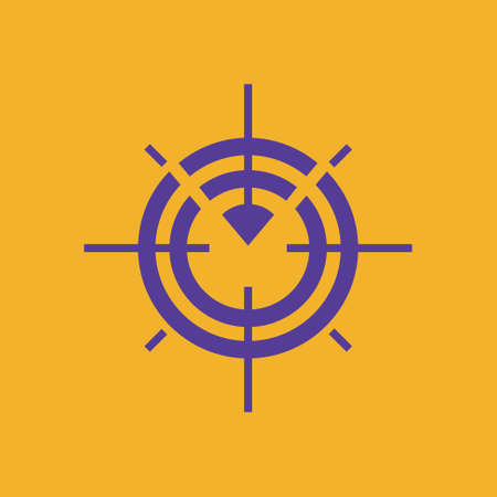 target internet logo designのイラスト素材