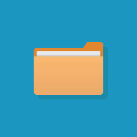 File icon, flat design vector illustrationのイラスト素材