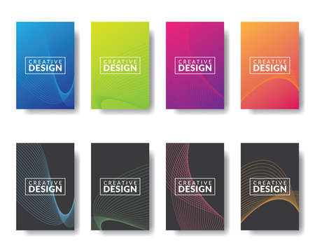 Vector info graphic design template with 4 types or stages, vector icons, can be used for diagrams, information, banners, tips and activity reports, gradient color with 4 colorsのイラスト素材