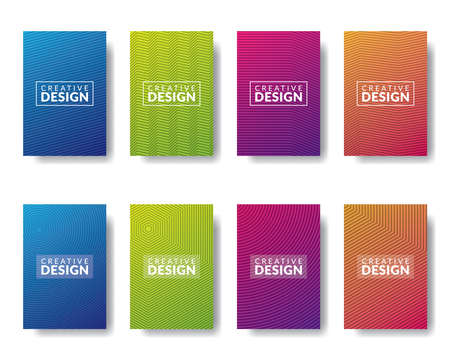 Vector info graphic design template with 4 types or stages, vector icons, can be used for diagrams, information, banners, tips and activity reports, gradient color with 4 colorsのイラスト素材