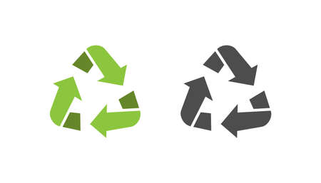 Recycle icon sign vector designのイラスト素材