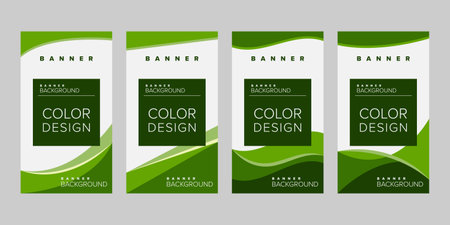 Color background banner vector design templateのイラスト素材