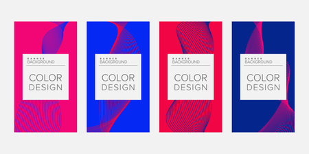 Color background banner vector design templateのイラスト素材