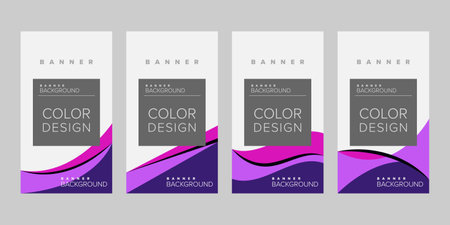 Abstract background banner vector design template, banner for print or web banner with colorfulのイラスト素材