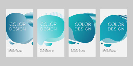 Abstract background banner vector design template, banner for print or web banner with colorfulのイラスト素材