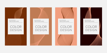 Color background banner vector design templateのイラスト素材