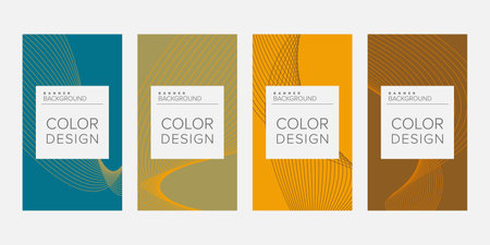 Color background banner vector design templateのイラスト素材