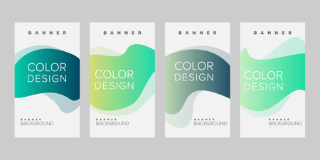 Abstract background banner vector design template, banner for print or web banner with colorfulのイラスト素材