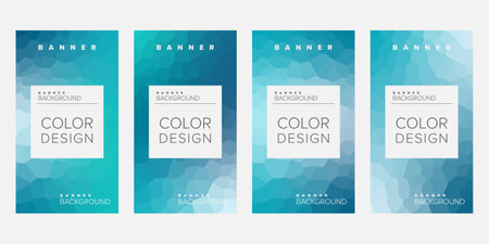 Color background banner vector design templateのイラスト素材