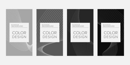 Color background banner vector design templateのイラスト素材