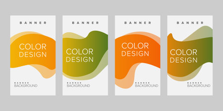 Abstract background banner vector design template, banner for print or web banner with colorfulのイラスト素材