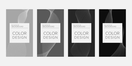 Color background banner vector design templateのイラスト素材