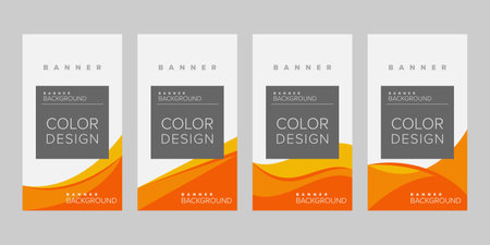 Abstract background banner vector design template, banner for print or web banner with colorfulのイラスト素材