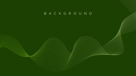 Abstract background banner wave line color designのイラスト素材