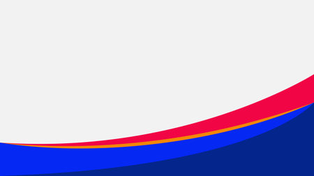 Abstract background banner curve color design vectorのイラスト素材