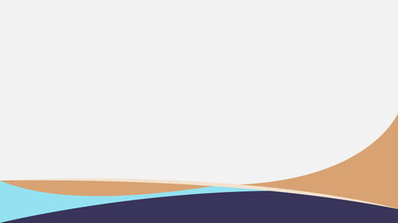 Abstract background banner curve color design vectorのイラスト素材