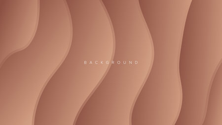 Abstract background banner wave gradient color design vectorのイラスト素材