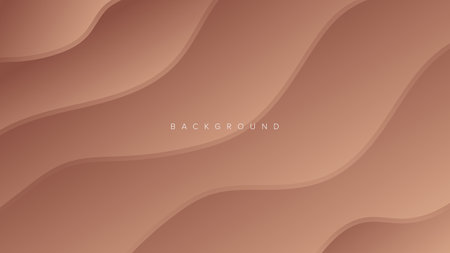 Abstract background banner wave gradient color design vectorのイラスト素材