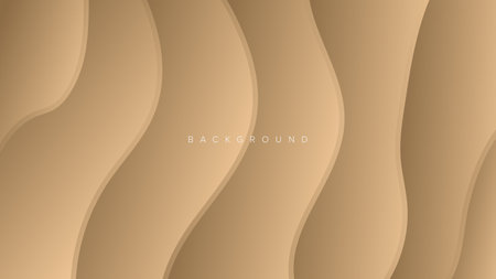 Abstract background banner wave gradient color design vectorのイラスト素材