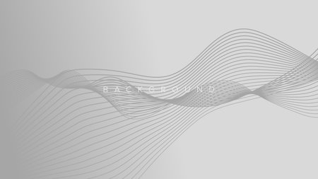Abstract background banner wave line color designのイラスト素材