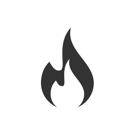 Flammable icon sign vector designのイラスト素材