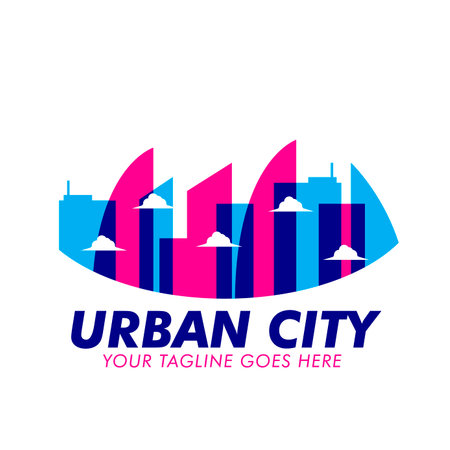 Urban city logo template. Vector illustration for your graphic and web design.のイラスト素材