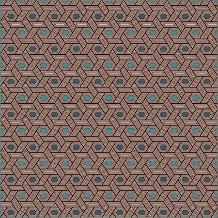 Illustration Geometry pattern repeated wallpaperの写真素材