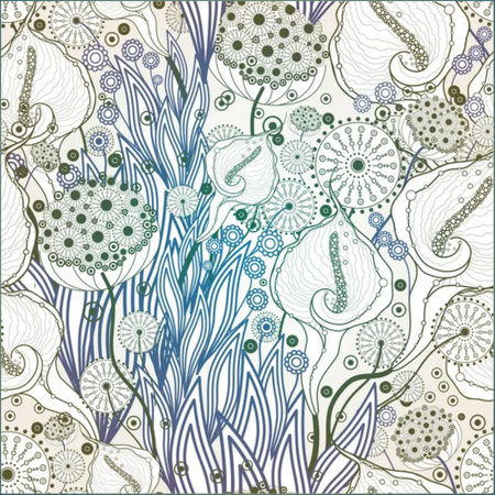 Illustration Abstract flower Pattern wallpaperの写真素材