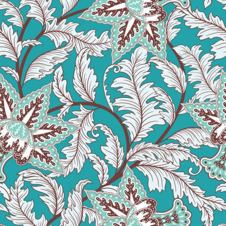 Illustration Seamless floral pattern backgroundの写真素材